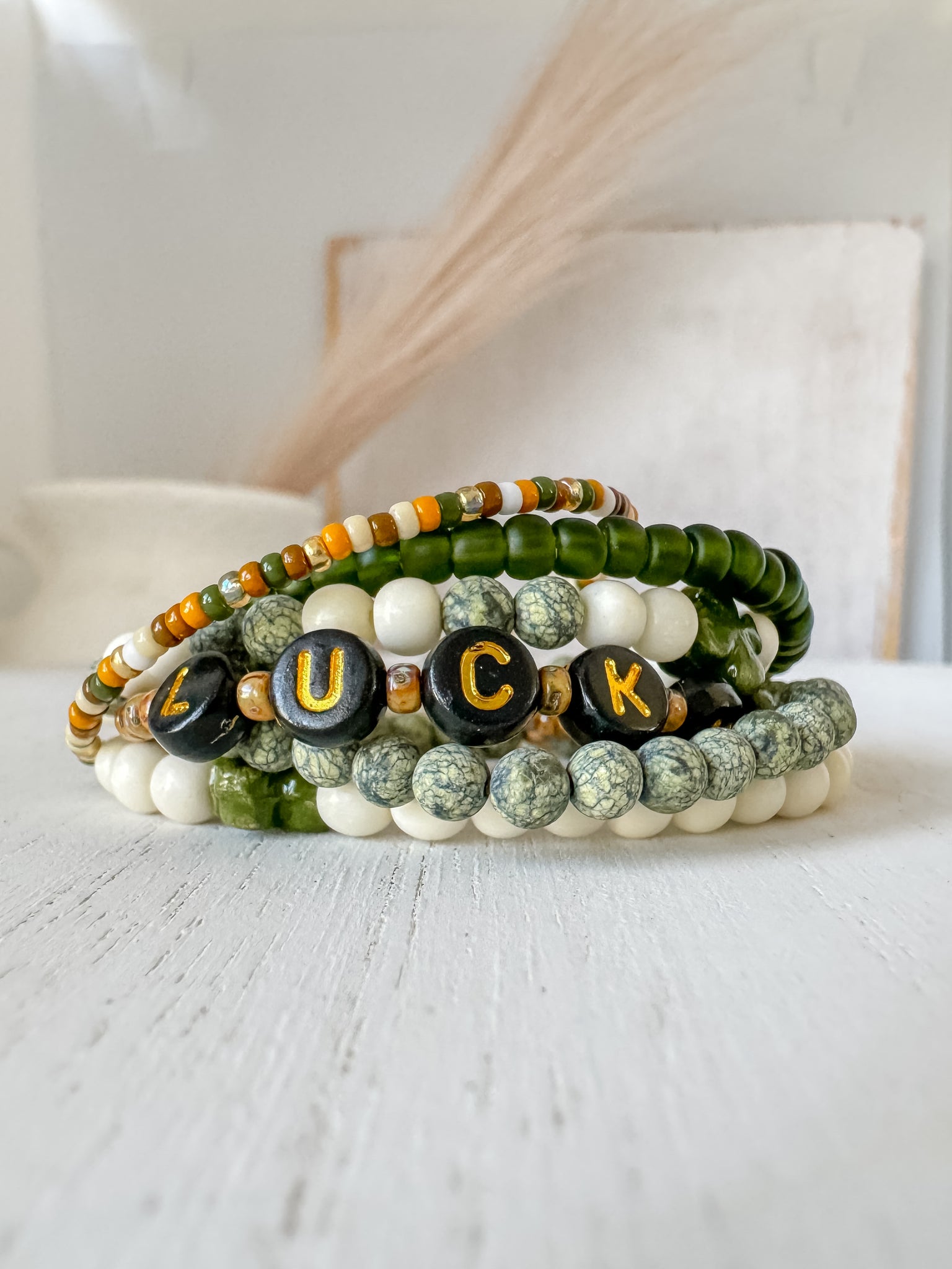 Feelin’ LUCKY Boys Saint Patrick’s Day Bracelets - Set of 3 or Each - Unisex Options