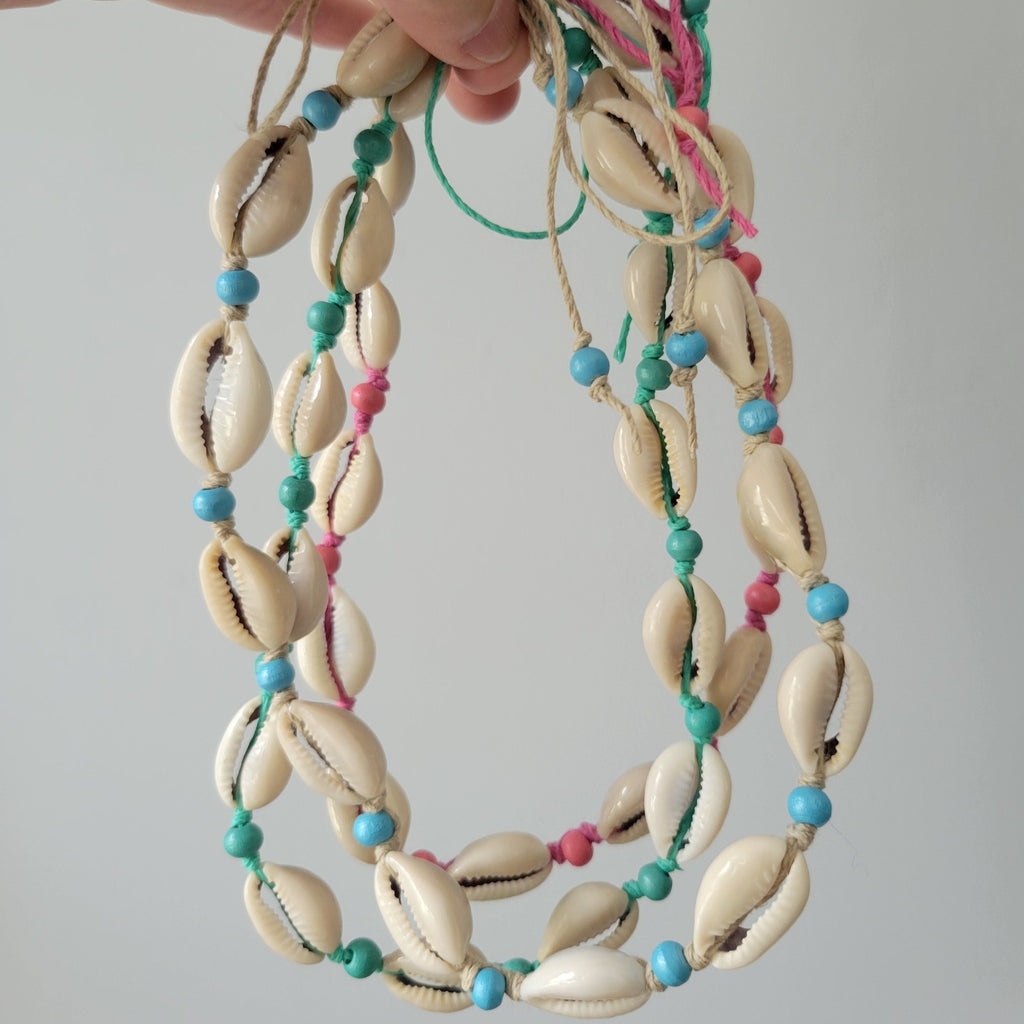 Colored Puka Shell & Bead Jewelry - Necklace, Bracelet or Anklet Options