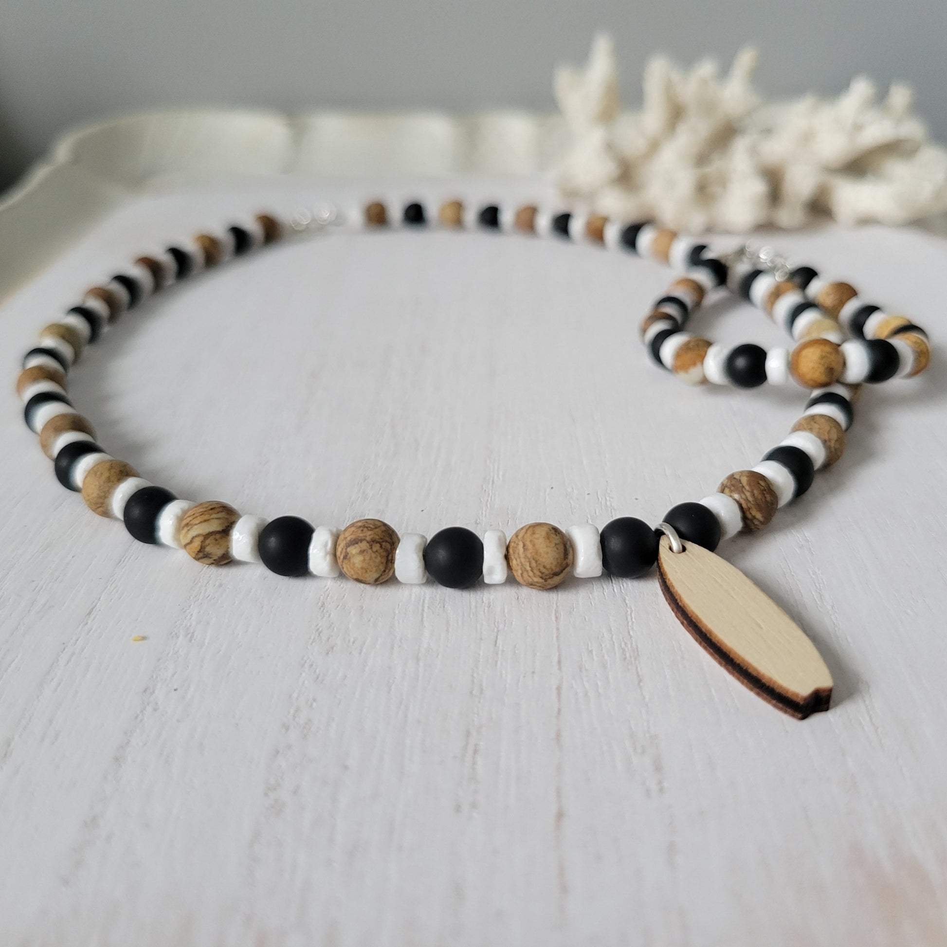 Salty Kids Surfboard Necklace and Bracelet - Set Or Each