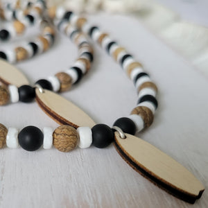 Salty Kids Surfboard Necklace and Bracelet - Set Or Each