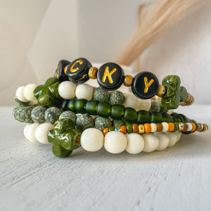 Feelin’ LUCKY Boys Saint Patrick’s Day Bracelets - Set of 3 or Each - Unisex Options