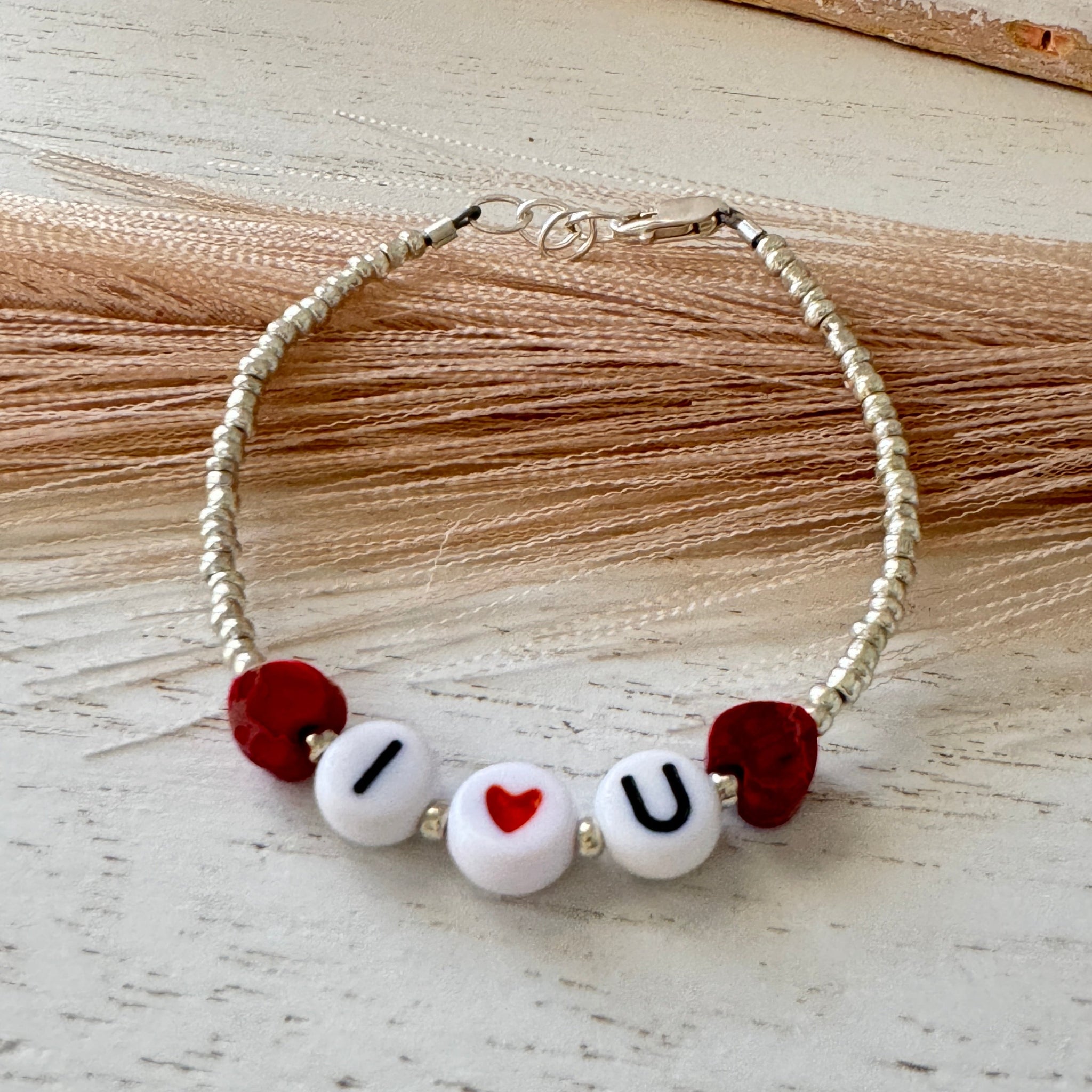 Boy’s Valentines Day Chocolate Covered Strawberry Bracelet Set