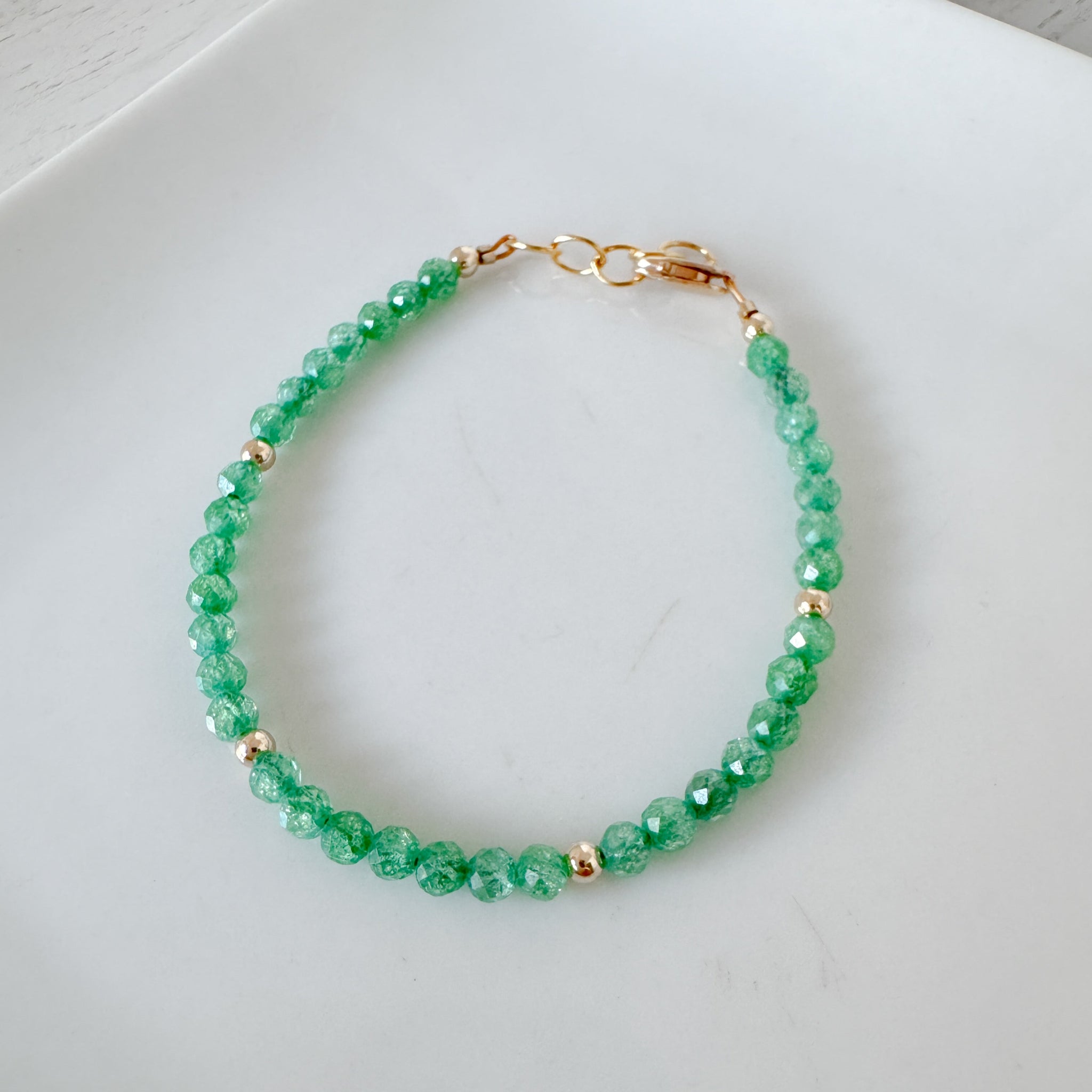 Shimmering Cubic Zirconia & Flower Stacking Bracelet - Set of 3 or Each