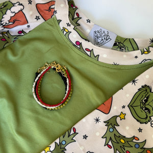 Don't Be A Basic Grinch Stacking Set - Set of 3 or Each - Unisex Options