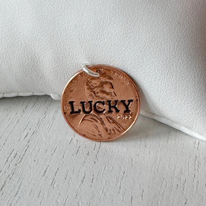 Who needs a LUCKY Penny and I already have a DIME - Add On Charms Only - Any year - Set