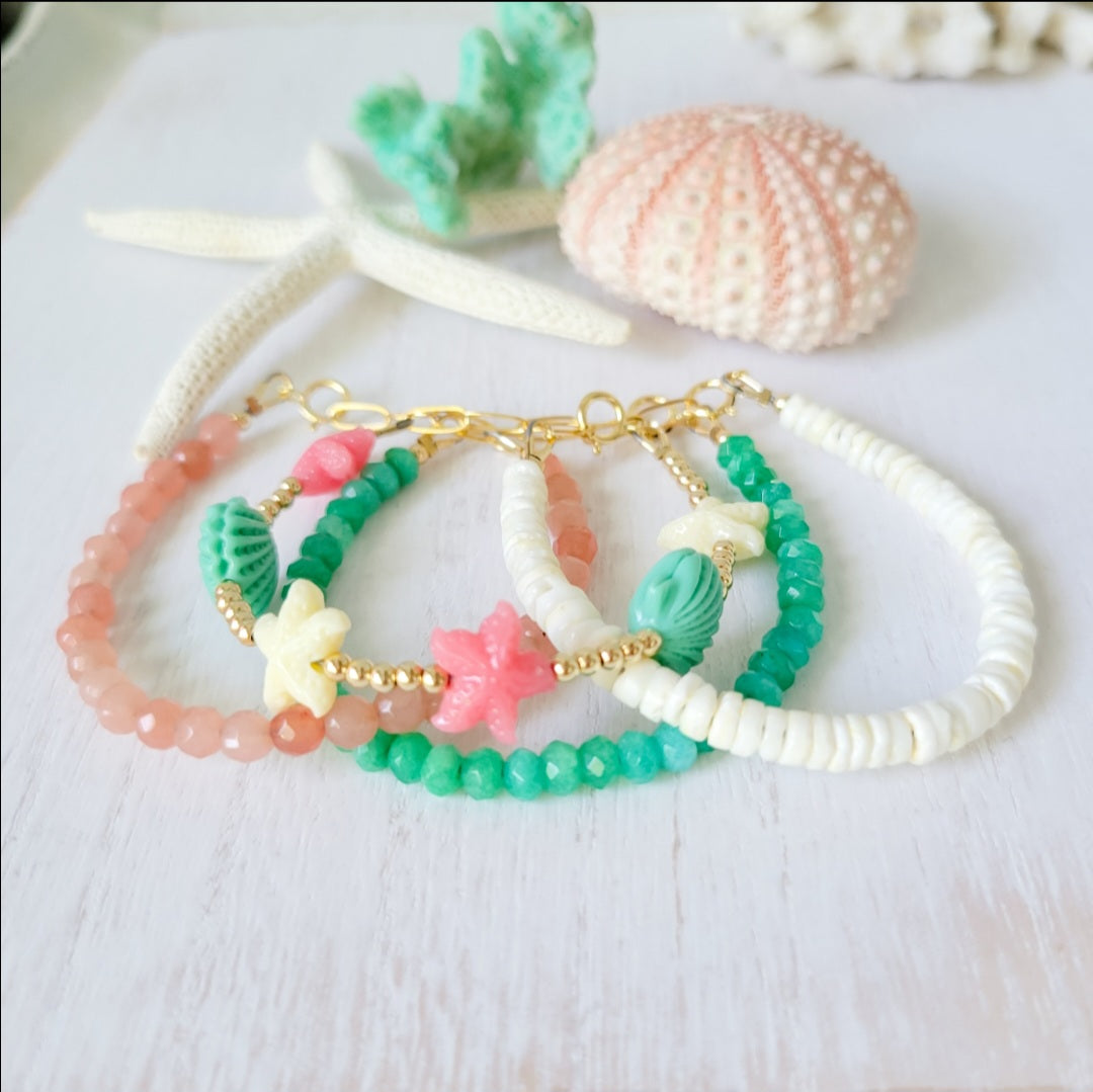 Mermaid - Girls Beach Bracelet - Set or Each