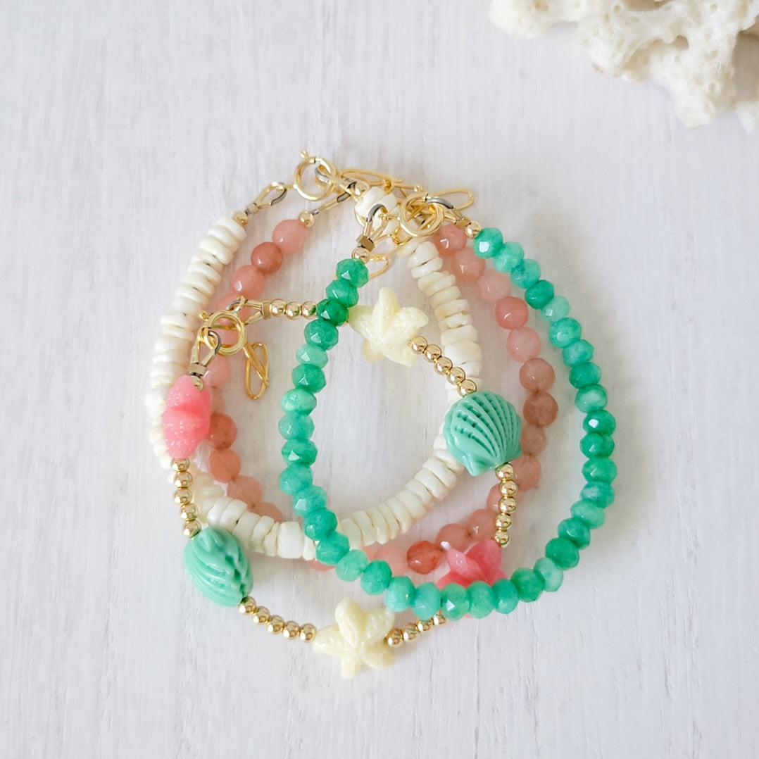 Mermaid - Girls Beach Bracelet - Set or Each