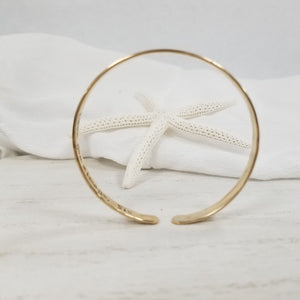 Custom Cuff Bracelet - Gold or Rose Gold