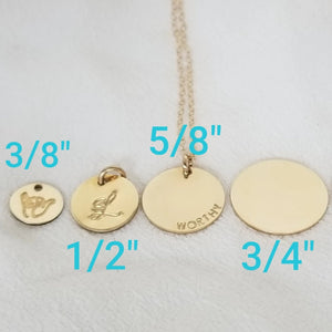 Add On Charm - All Sizes - Sterling, Gold or Rose Gold
