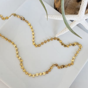 Gold Chain Stacking Bracelet - Figaro, Satellite, or Sequin