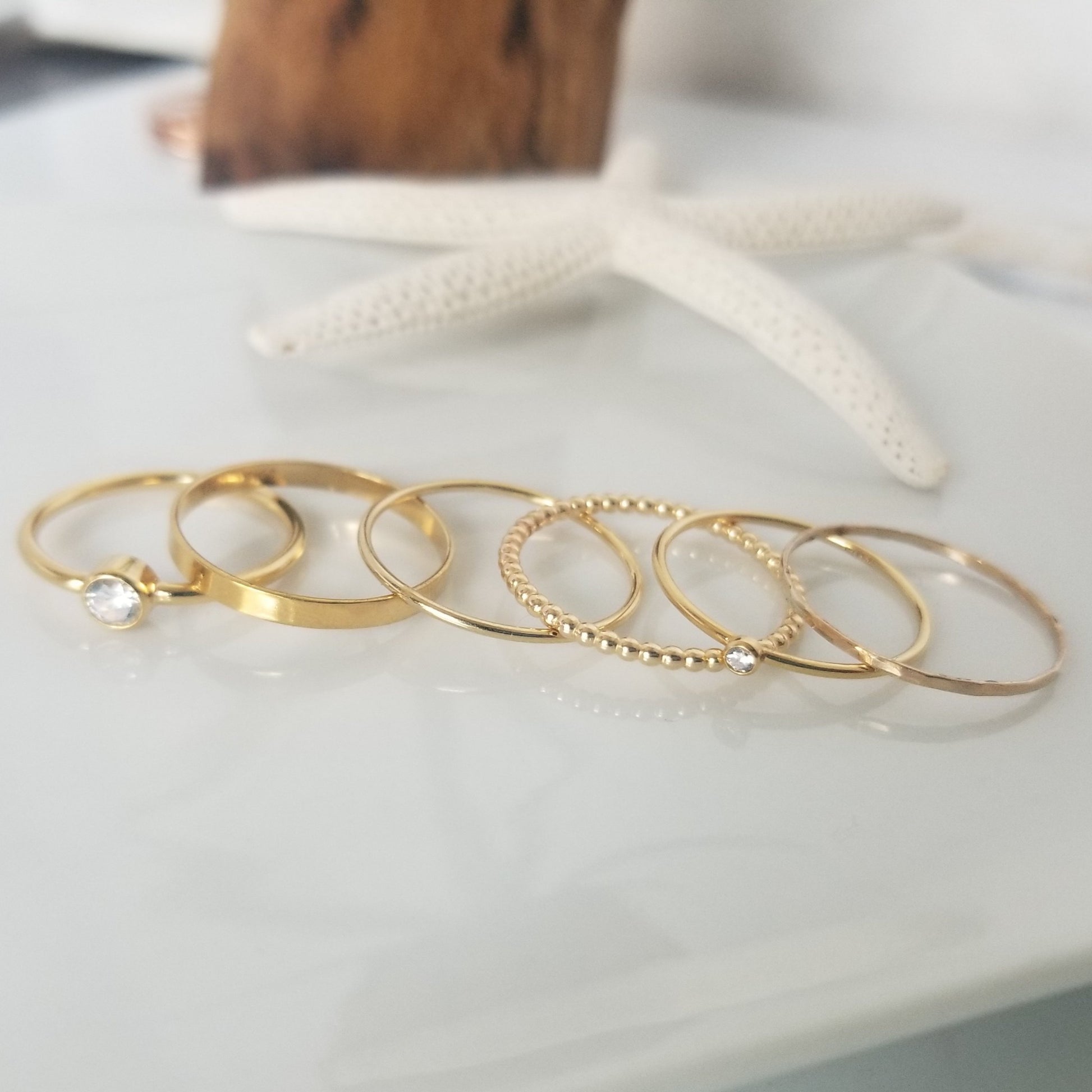 Thin Stacking or Midi Ring - Sterling, Gold, or Rose Gold