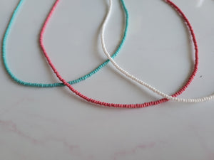 Seed Bead Layering Necklaces - Multiple Colors Available