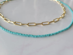 Seed Bead Layering Necklaces - Multiple Colors Available