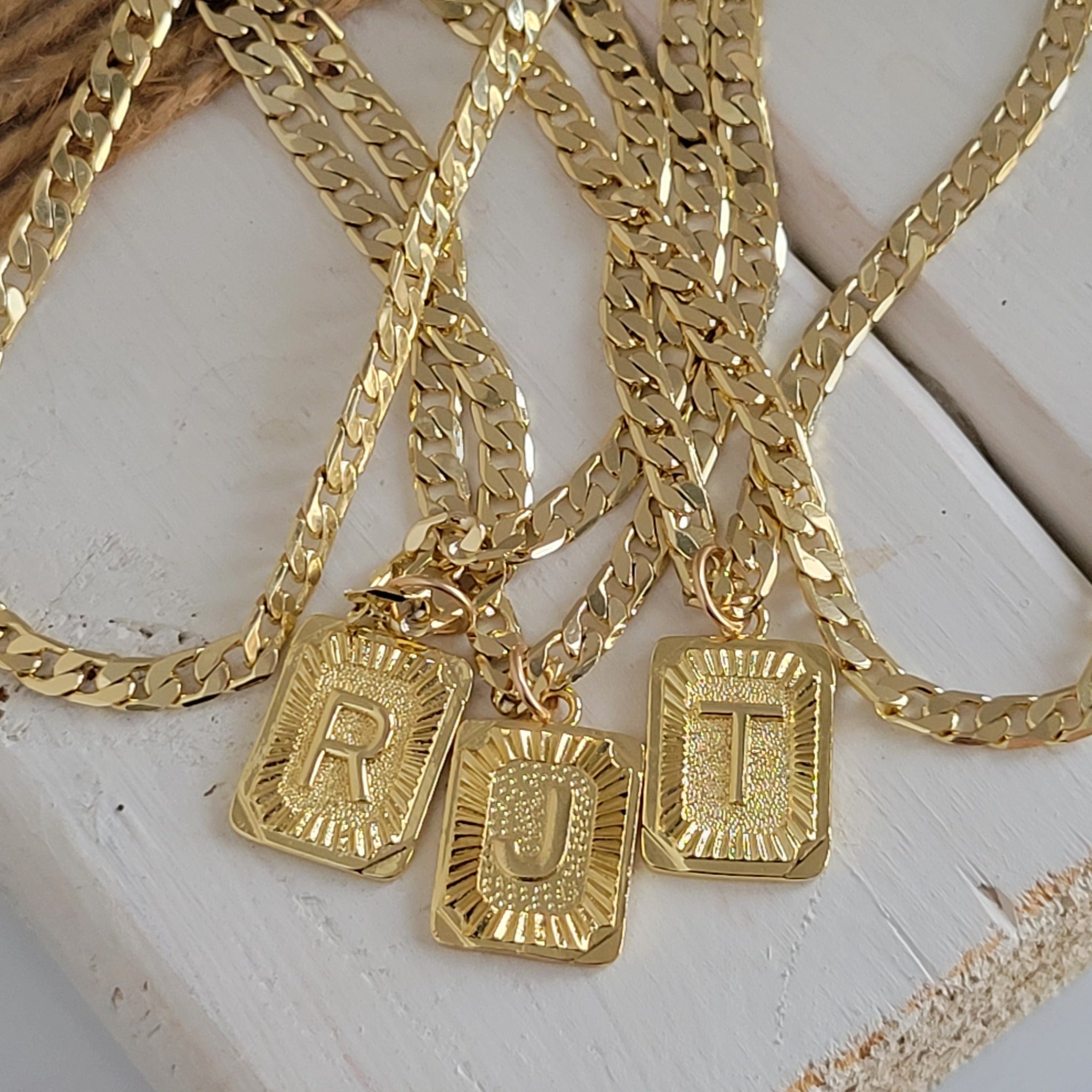 14K Gold Kids Cuban Link Custom Nameplate Necklace – Baby Gold