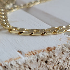 Children's Gold Cuban Chain Necklace - Small or Large