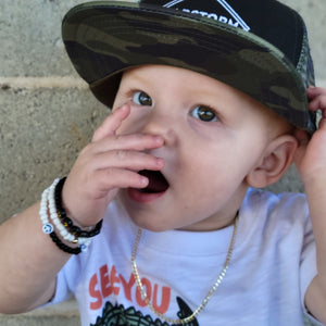 Baby Boy's Name and Bead Bracelet Set (2)