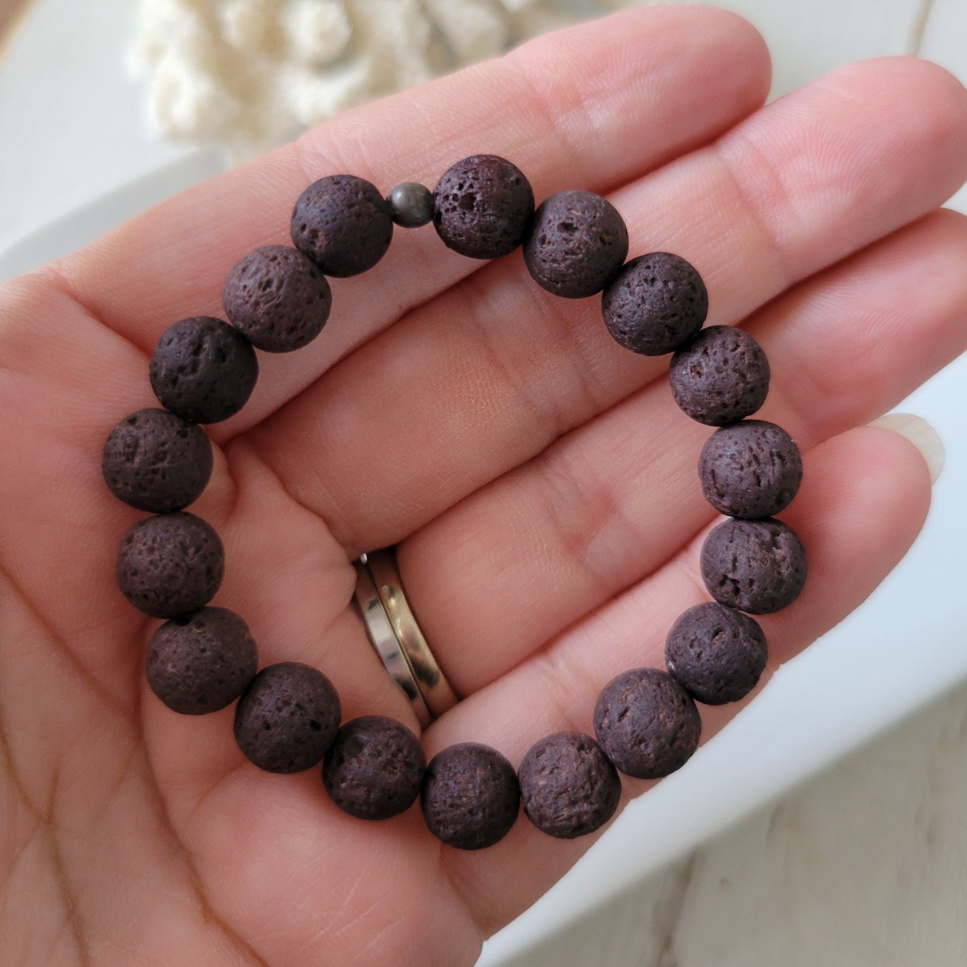 Neutral Natural Stone Bead Bracelets - 1 Bracelet