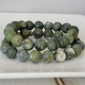 Boy's Natural Stone Bead Bracelets - 1 Add On Bracelet - Multiple Color Choices