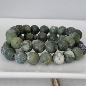 Boy's Natural Stone Bead Bracelets - 1 Add On Bracelet - Multiple Color Choices