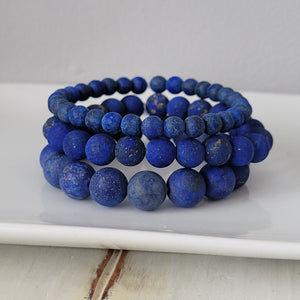 Boy's Natural Stone Bead Bracelets - 1 Add On Bracelet - Multiple Color Choices