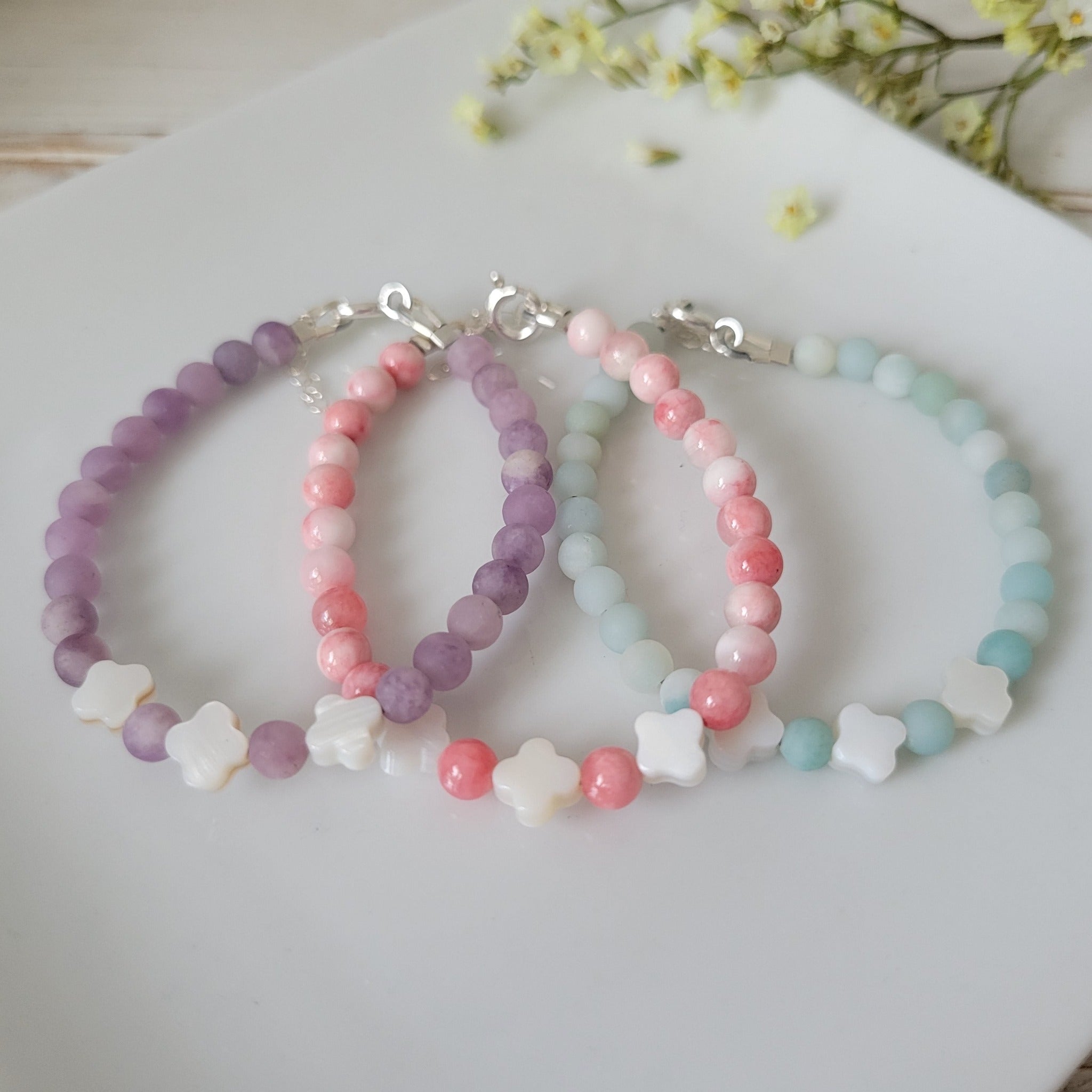 Natural Stone Beads Bracelet Set – IT MATTERS - Accessories, Idea Gifts