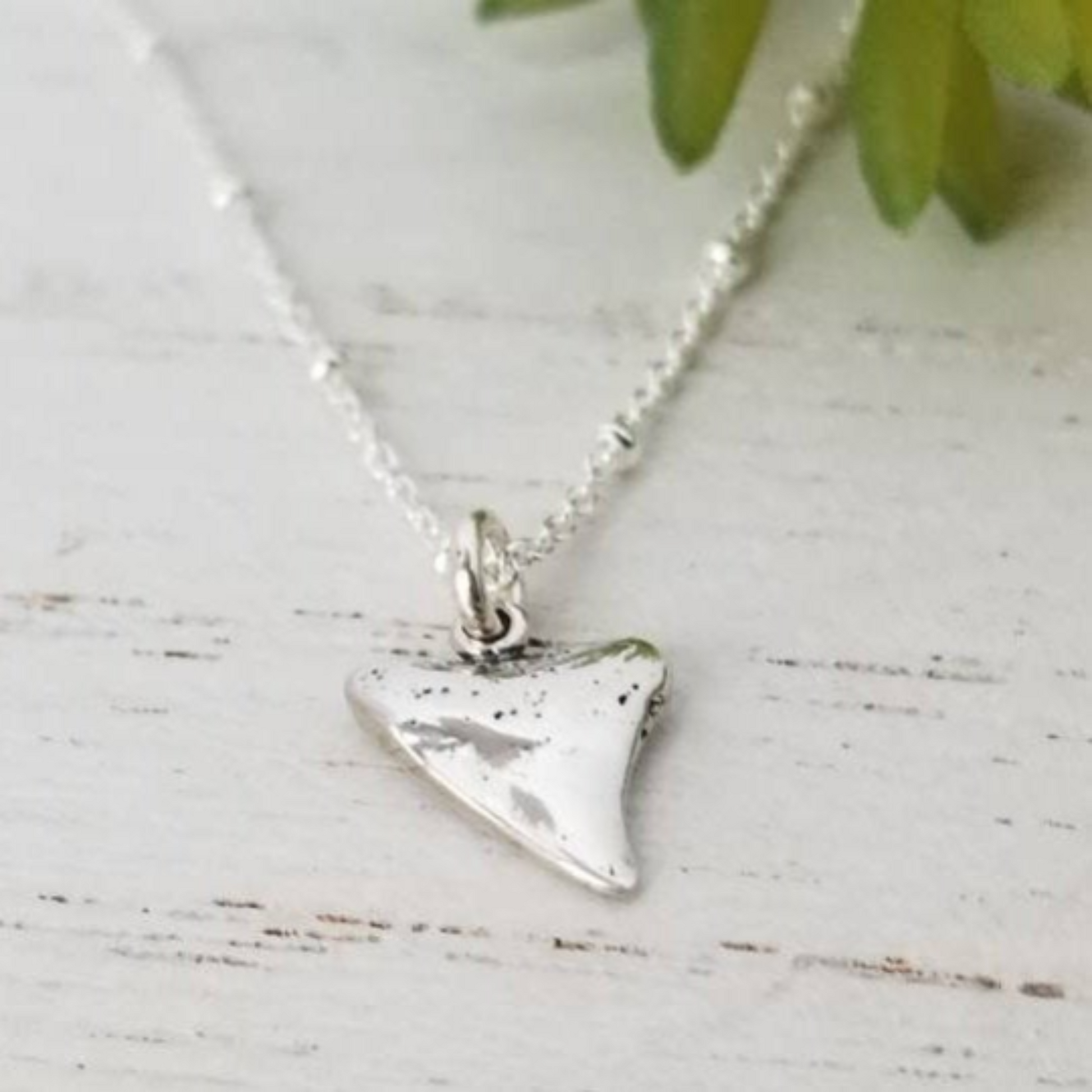Dainty Shark Tooth Layering Necklace - Sterling, Gold or Rose Gold