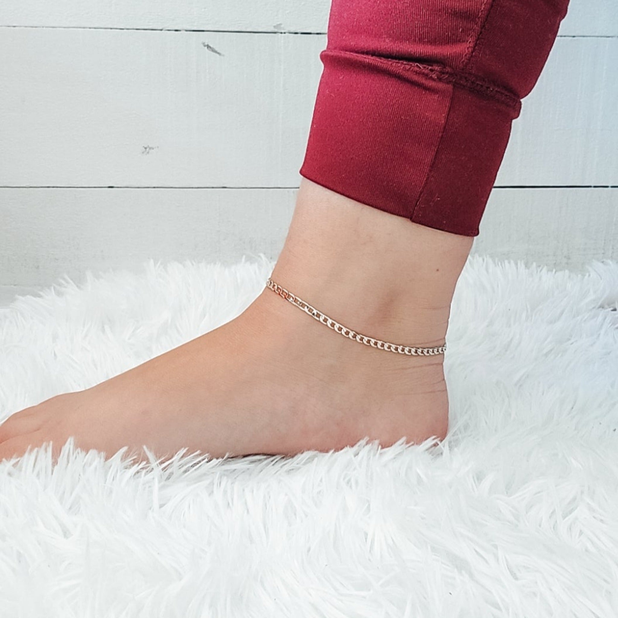 Cuban Chain Anklet - Gold