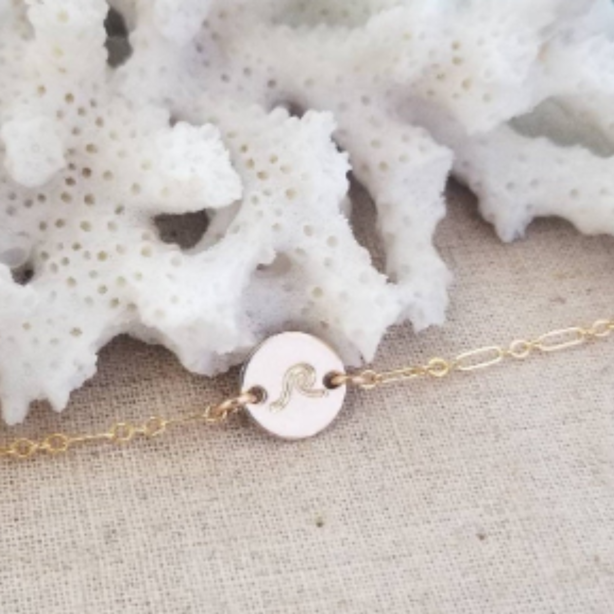 Custom Design Disc Chain Anklet - Sterling, Gold, or Rose Gold