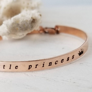 Babies Custom Cuff Bracelet - Sterling, Gold, or Rose Gold