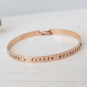 Babies Custom Cuff Bracelet - Sterling, Gold, or Rose Gold